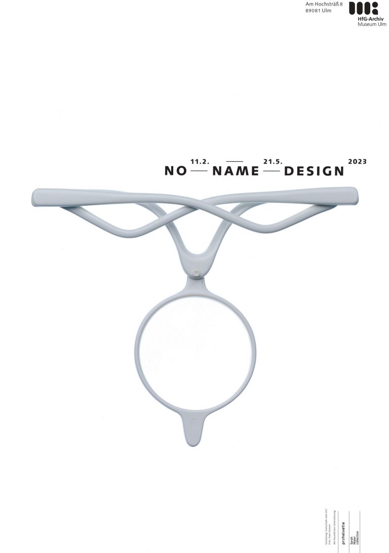 AUSSTELLUNGSPLAKT NO NAME DESIGN HFG-ARCHIV WEB