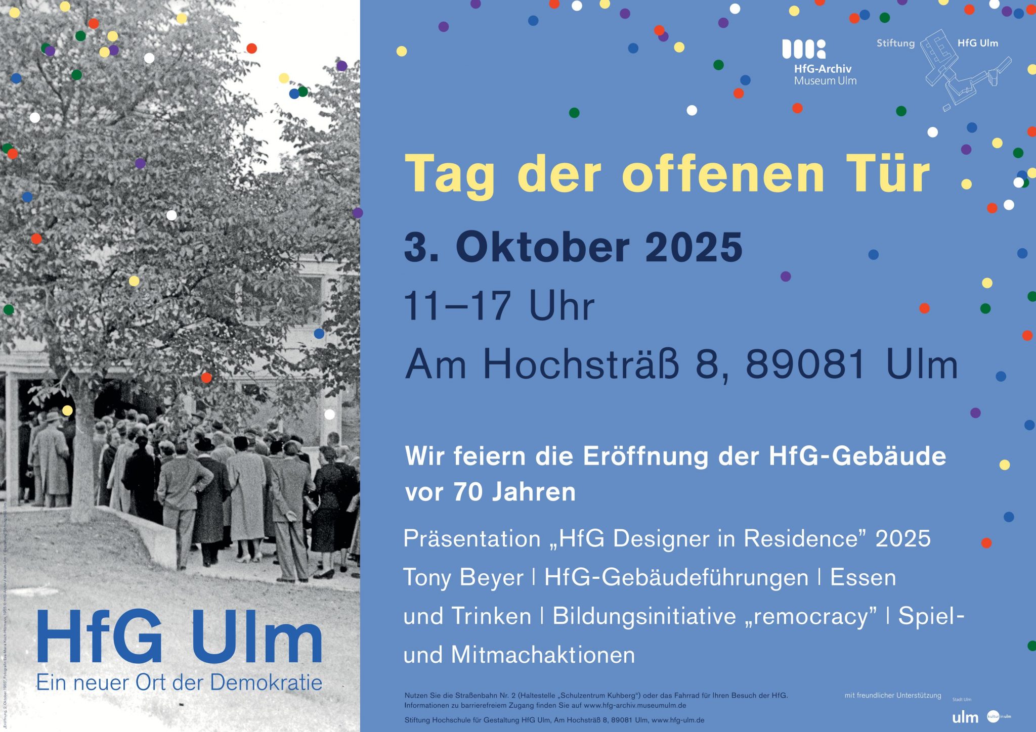 Ulm Design The Ulm School of Design building celebrated its 70th birthday ...